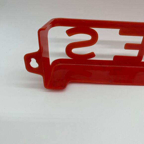 Lustro-Ware Red SPICES Hanging Wall Spice Rack Plastic Mid Century Kitschy Retro - Picture 5 of 8